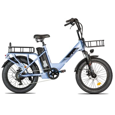 HILAND 20Inch E Rothar 250w Mol Cúil Mótar Cóimhiotal Alúmanam Fráma 7 Luas Saill Tíre Rothar Lasta Leictreach