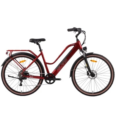 Joykie 700C*50c Céim Dlúth Tíre Trí Fráma Alúmanaim Rothar Leictreach na Cathrach 36V 10ah Ceallraí Ebike Ebike Electric Rothair